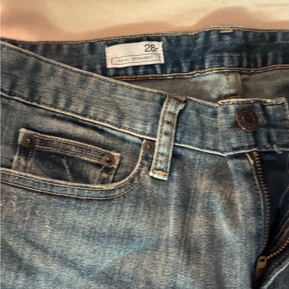 Brand New GAP Women's Wash Classic Straight Blue Jeans - Picture 4 of 9